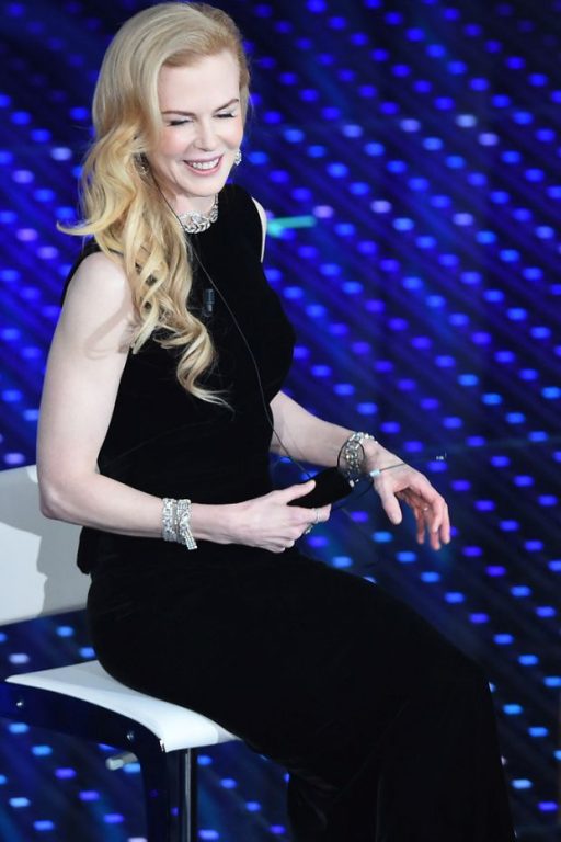 Actress Nicole Kidmanattends the 66th Sanremo Italian Song Festival 2016 (Festival della Canzone Italiana) in Sanremo on February, 10 2016Pictured: Nicole KidmanRef: SPL1224292 110216 Picture by: Fotogramma / Splash News