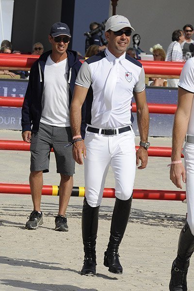 Saint tropez, Athina Onassis and Doda De Miranda at Jumping
