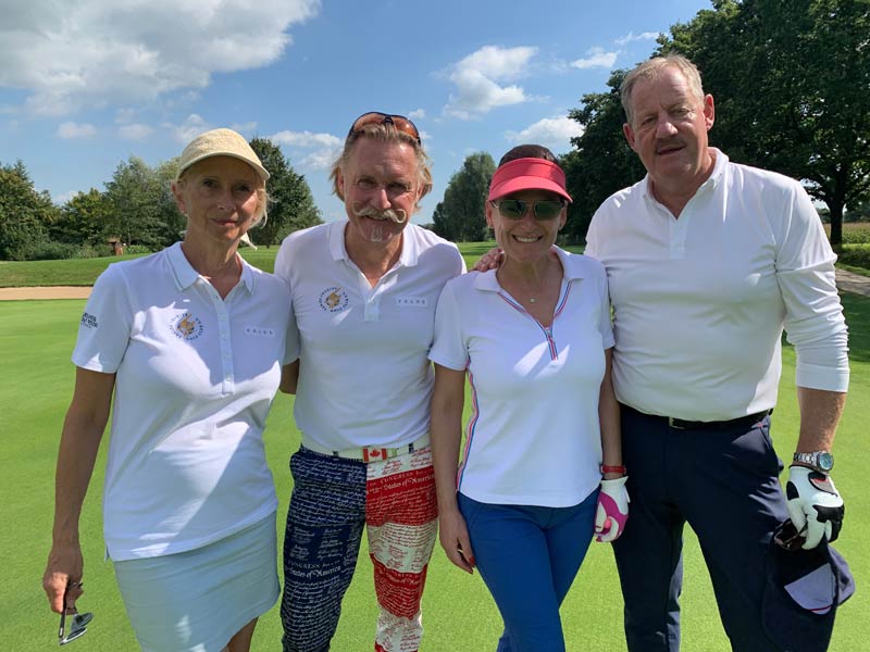 6. σε αγώνες γκολφ στο Bad Griesbach με τον σύζυζό της Ralf και τον ηθοποιό Ingo Lenssen 2019