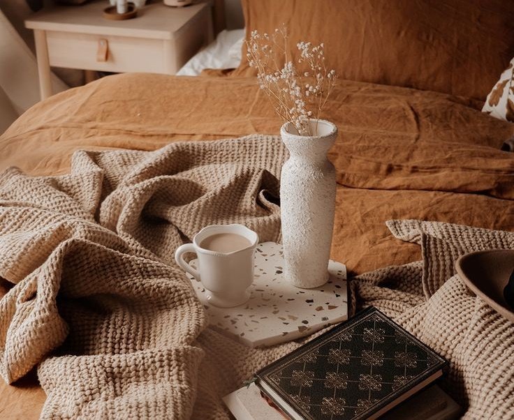 Cinnamon Linen Bedding
