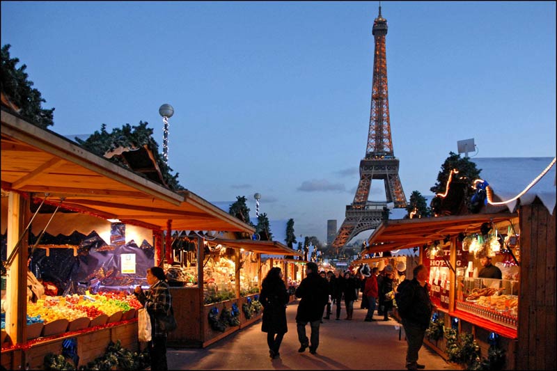 Christmas Market Trocadero Paris