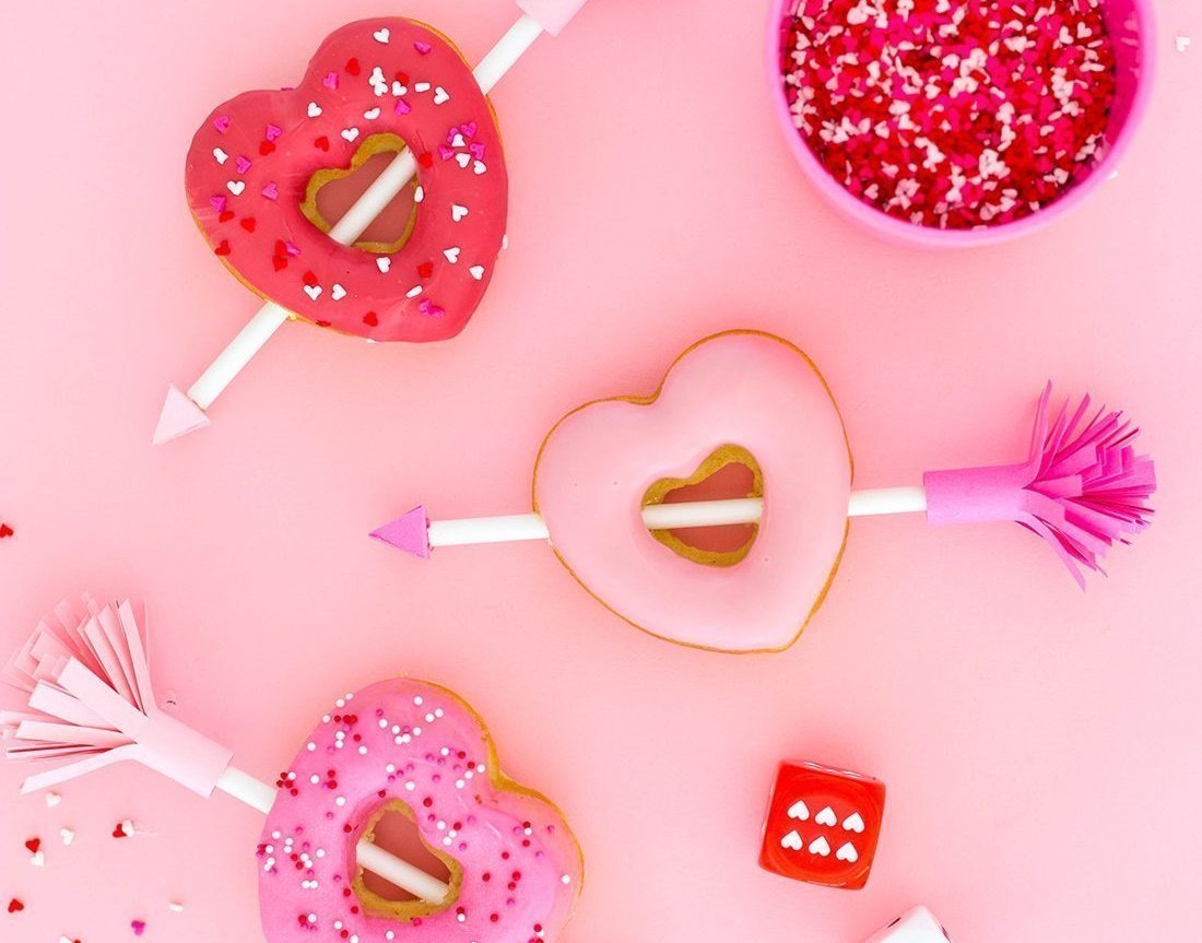 Donuts Em Forma De Coração Para Dia Dos Namorados
