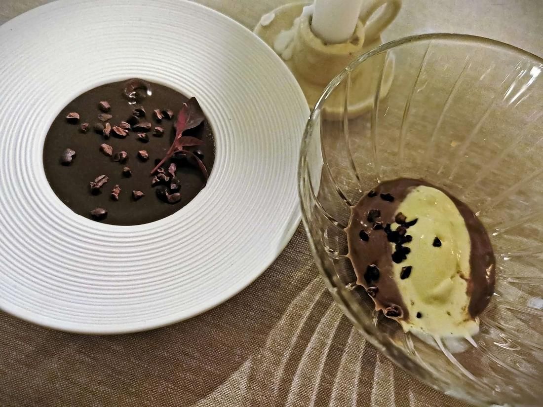 Tanzania Chocolate Ganache Wasabi Ice Cream © Aa
