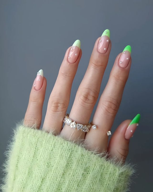 50 Green Nails Perfect For Your Next Mani Prada Pearls