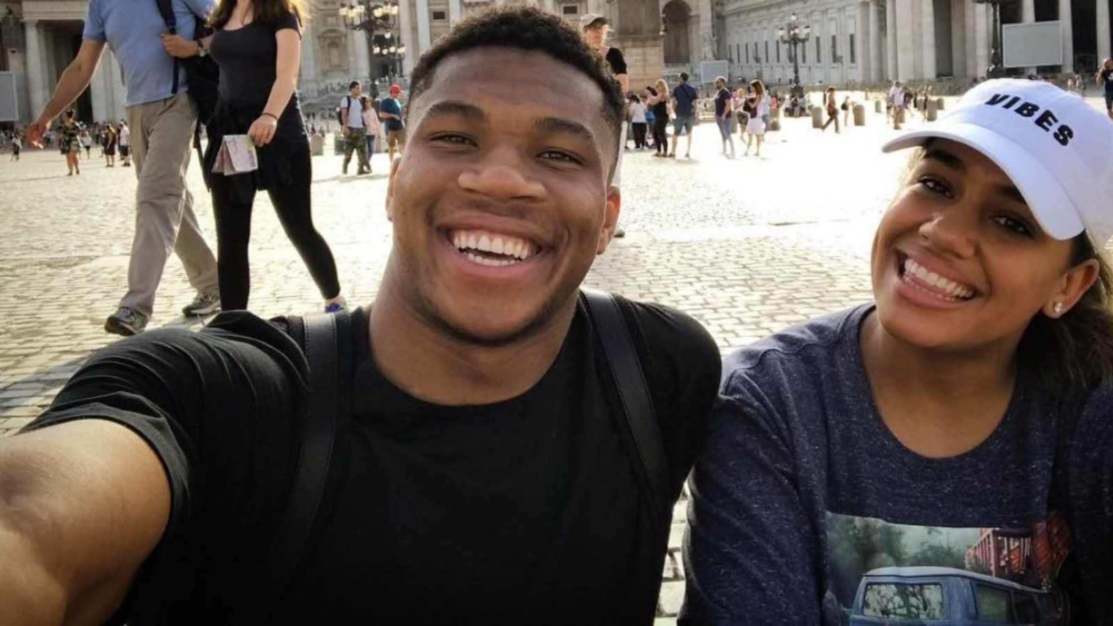Giannis Antetokounmpo And Mariah Riddlesprigger