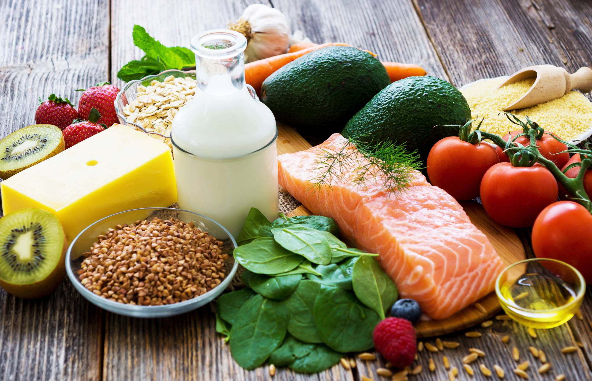 Selection Of Healthy 