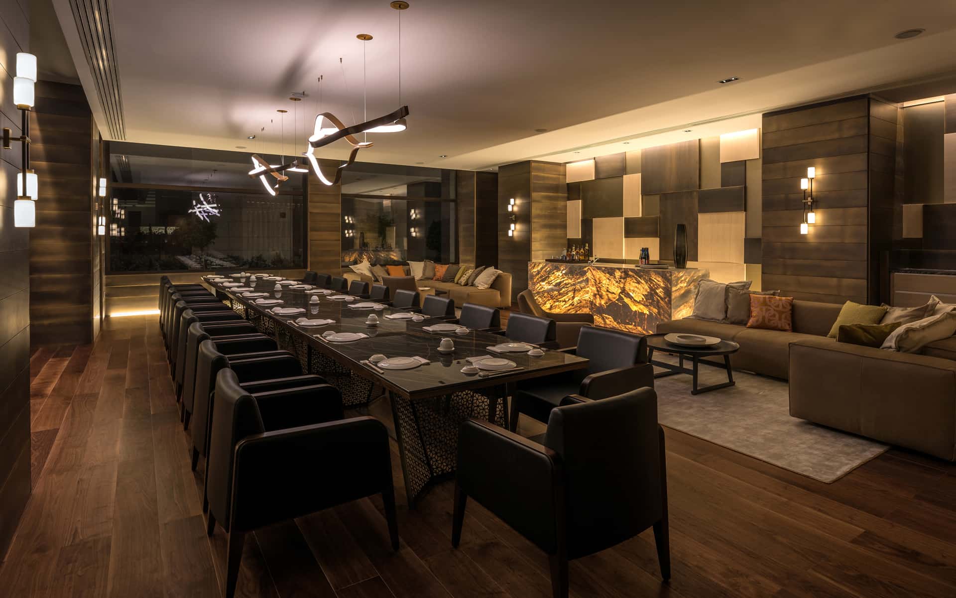 Matsuhisa Restaurant Whiskey Bar With Dining Set Up 1920x1201 S