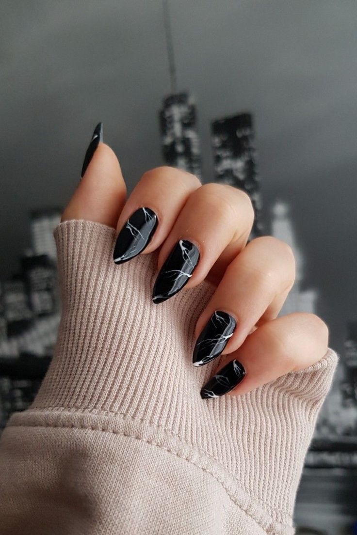Simple Black Nails Ideas To Add Classy Grunge To Your Style