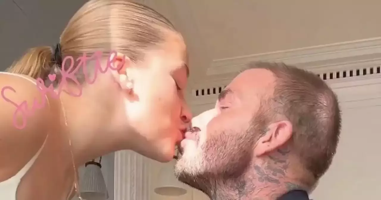 David Beckham Kisses Daughter Harper On The Lips A David Beckham Kisses Daughter Harper On The Lips A 25123b3685f29d09c45ed282a55f8193