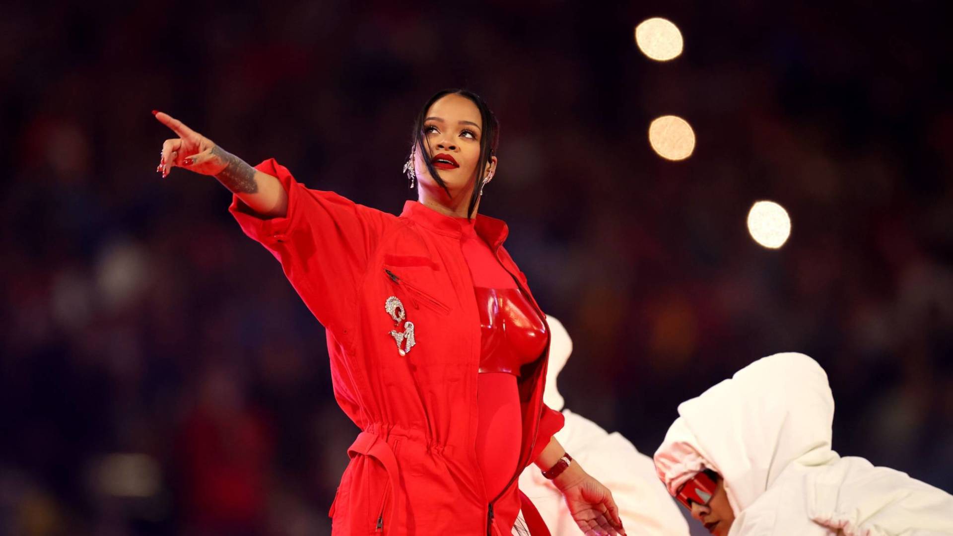 Rihanna Performs Onstage During The Apple Music Super Bowl News Photo 1676253065