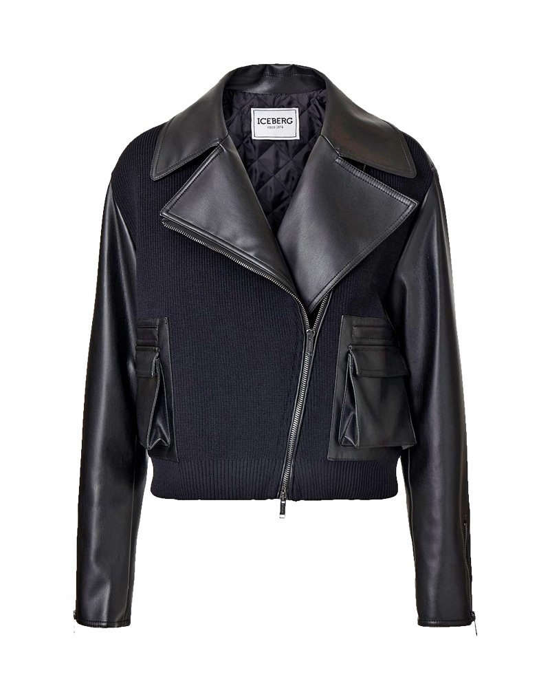 Leather Black Short Coat