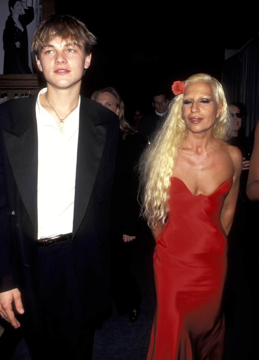 Donatella Versace And Anthony Vaccarello