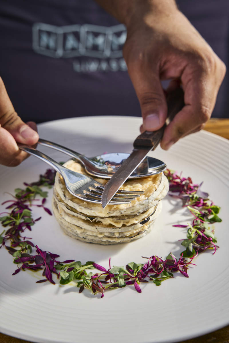 Parklane Limassol Restaurants Nammos Aubergine Mille Feuille 04 Hr
