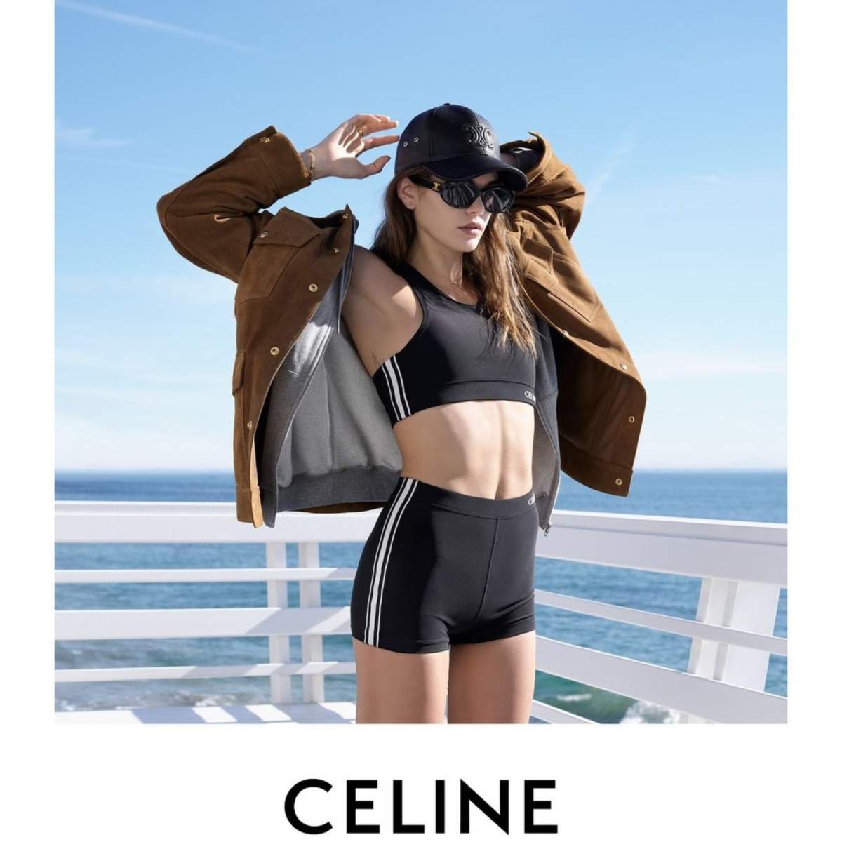 Kaia Gerber Celine Pilates