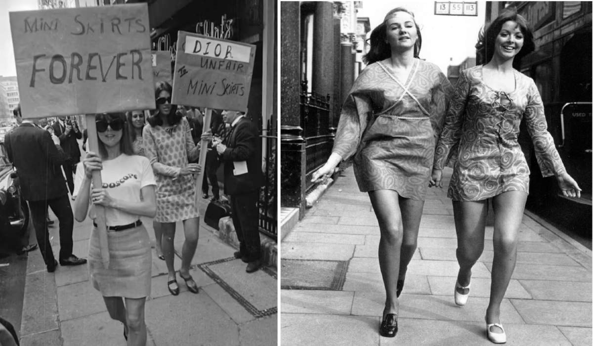 Demonstrations Protest 1966 Mini Skirt Protest