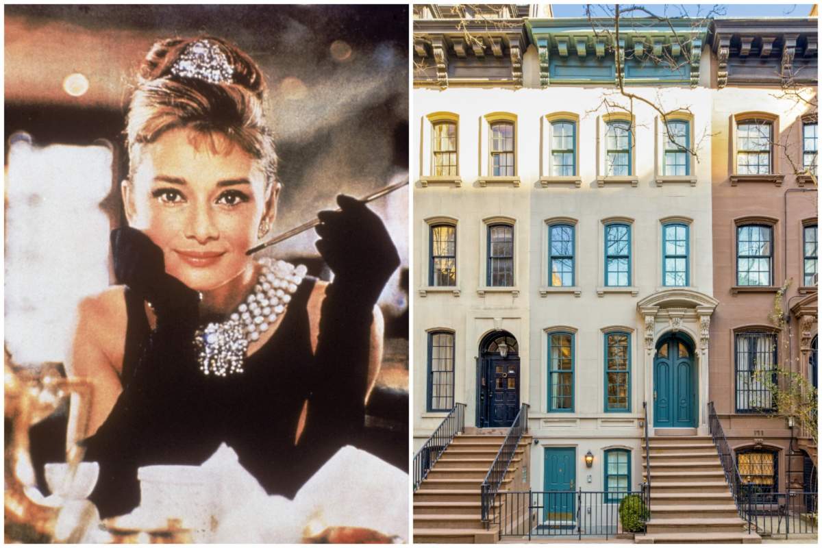 Audrey Hepburn New York Brownstone
