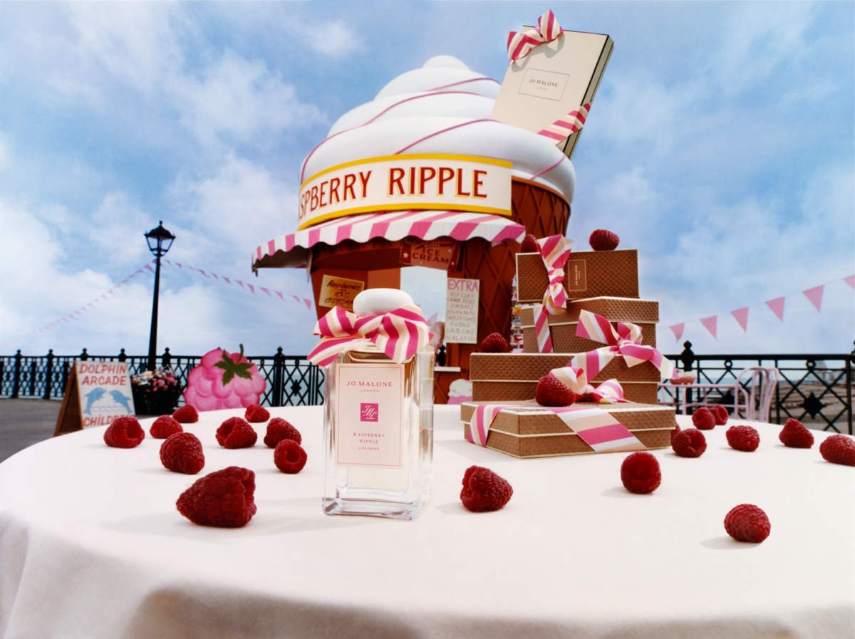 26b05 Just Because English Seaside Campaign Raspberry Ripple 100ml Cologne Rgb 1998 150