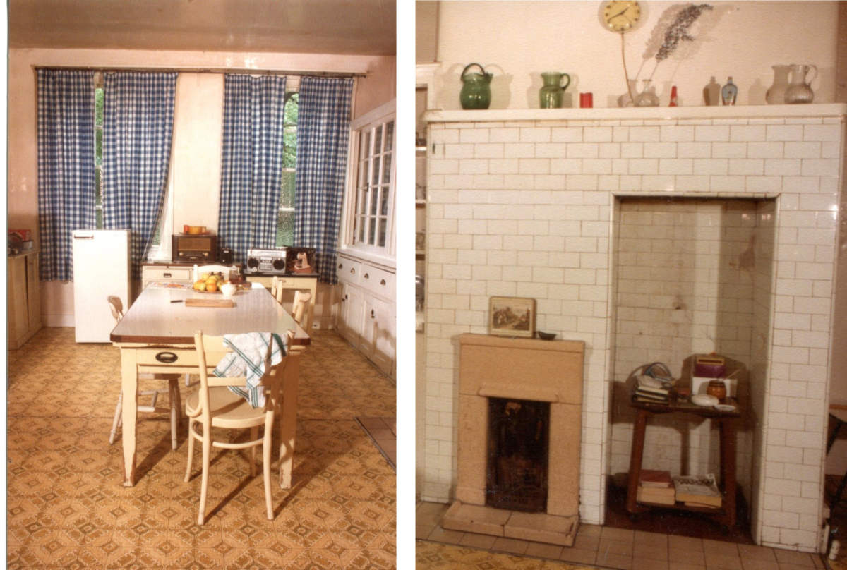 Two Pictures Of The Kitchen, C. 1982