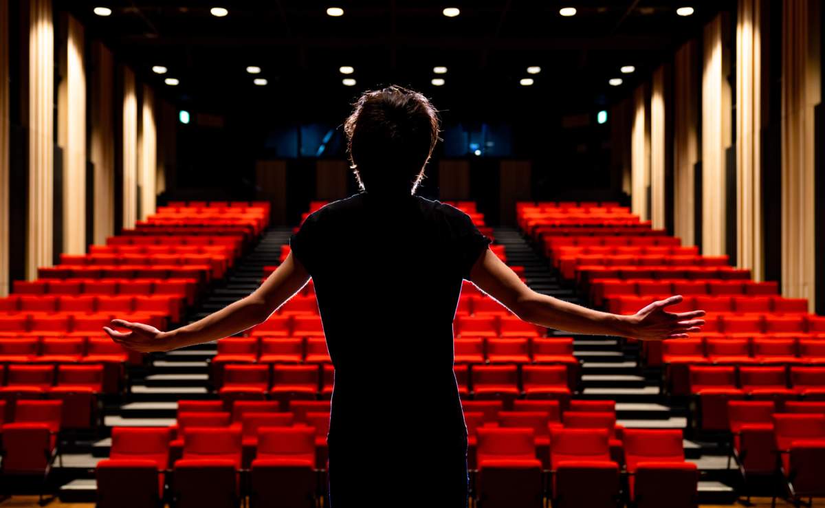 Young Actor In A Theater.