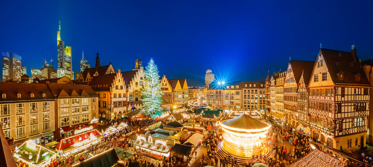 Christmas Market In Frankfurt