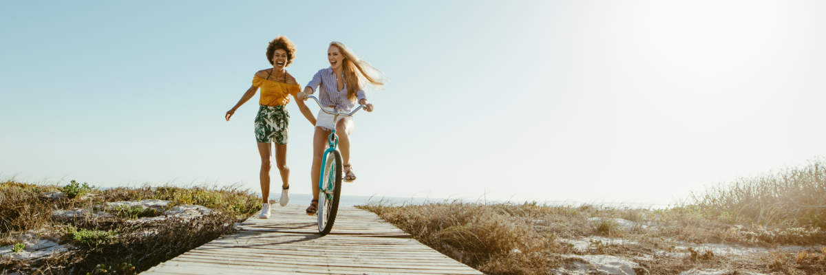 Best Friends Having Great Time On Their Holidays