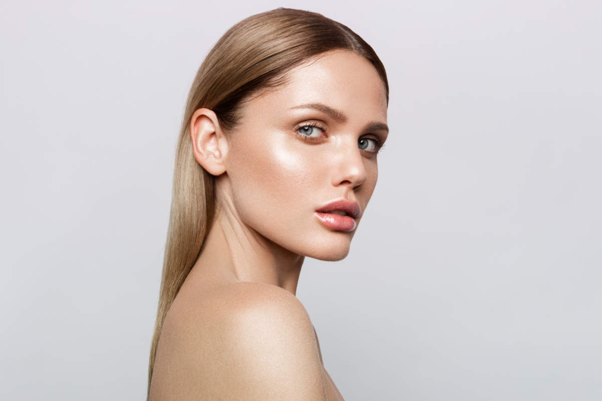 Beauty Portrait Of Model With Natural Make Up