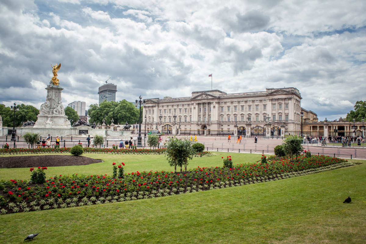 Buckingham Palace In London. One Of The Residences Of The King And Queen Of The United Kingdom.