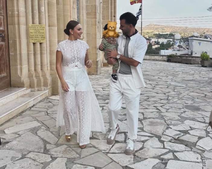 Χριστίνα Κυριάκου: Βάφτισε τον γιο της-Το όνομα που πήρε ο μικρός